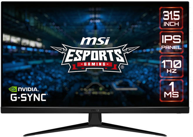 msi 微星 G321Q 31.5" 電競 平面 顯示器 IPS 2560x1440 170Hz 黑色 3DB9