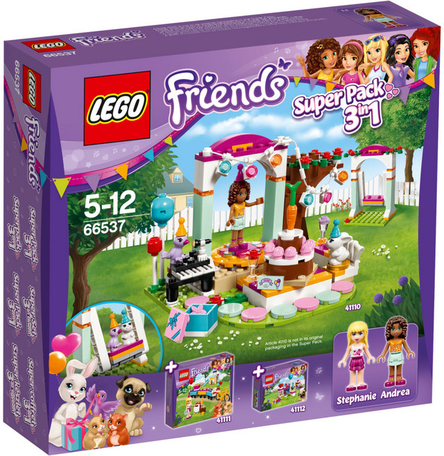 LEGO 66537 好朋友三合一超值禮品組 3-in-1 Super Pack, 1個, Super Pack 多色