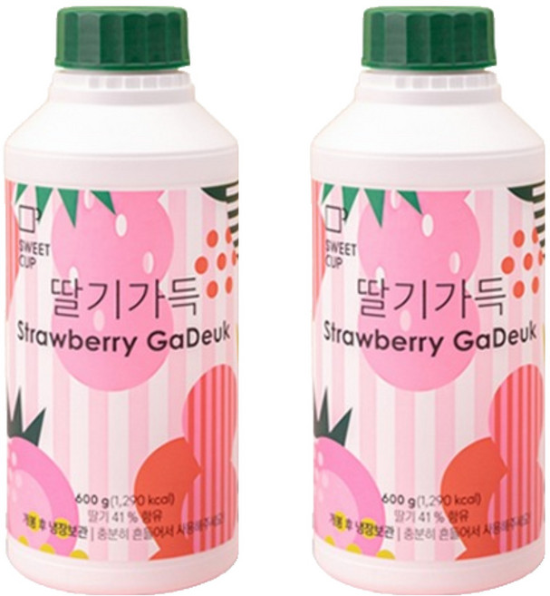 스위트컵 딸기가득, 600g, 2개