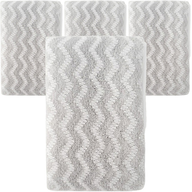 소소모소 샤워타월, 까슬까슬, 1개입, 4개