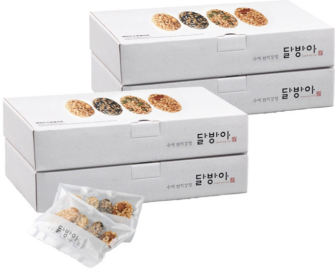 달방아 수제 현미강정 + 통강정 세트, 2세트