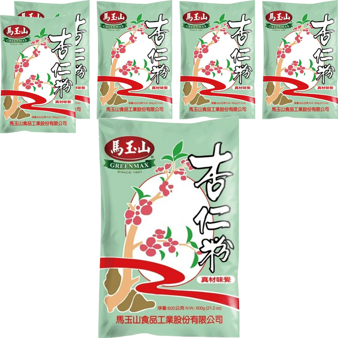 馬玉山 杏仁粉, 600g, 6包