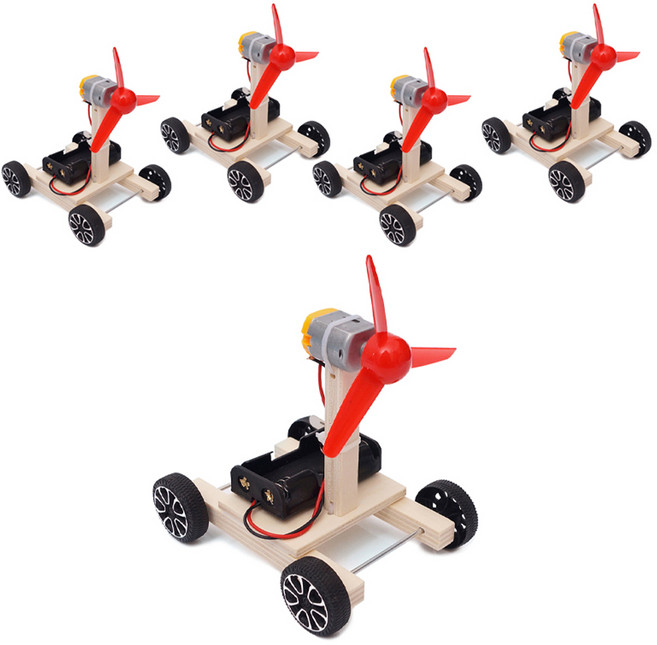 티처스 STEAM 과학교구 미니 전동 풍력자동차 DIY 만들기 세트 C-27A, 5세트