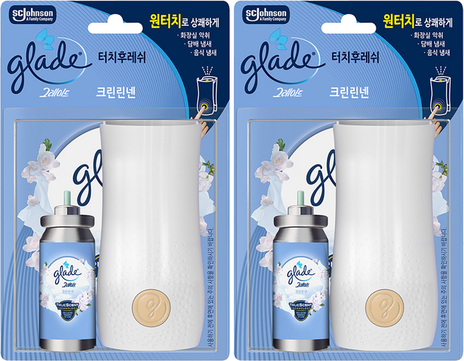 그레이드 터치후레쉬 거치대 + 방향제 리필 13ml 세트, 2개, 크린린넨