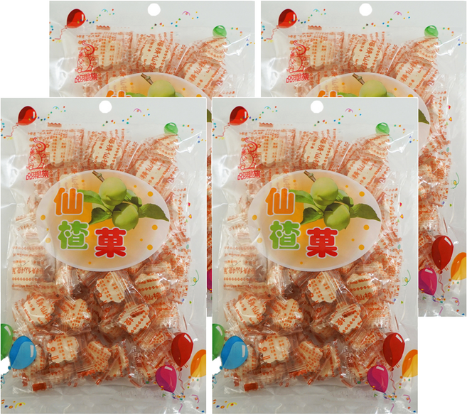 品味食族 梅精仙楂菓, 220g, 4袋