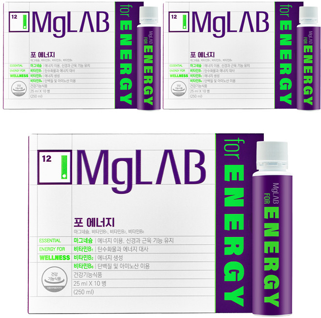 마그랩 포 에너지, 250ml, 3개
