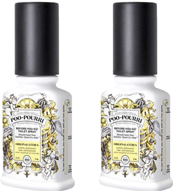 푸푸리 오리지널 시트러스 화장실탈취제 본품, 59ml, 2개 - 쿠팡