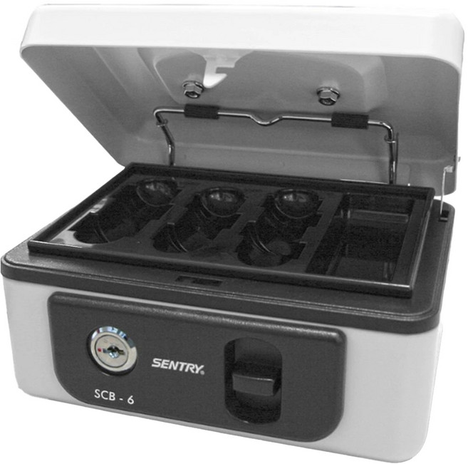 SentrySafe 手提安全金庫, 白色