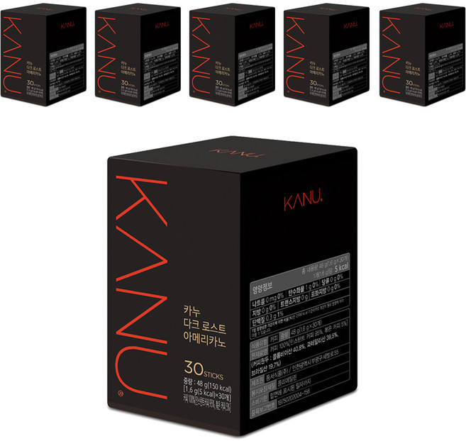 카누 다크 로스트 아메리카노, 900mg, 30개입, 6개