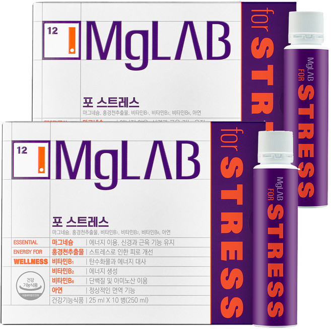 마그랩 포 스트레스, 250ml, 2개