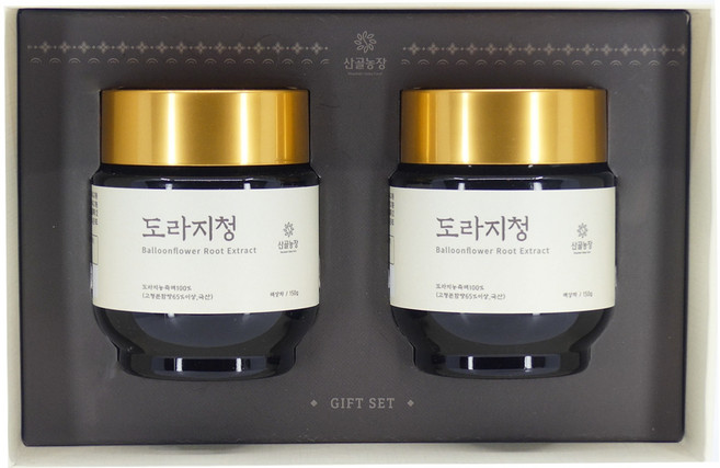 산골농장 도라지청 세트, 150g, 2개입, 1개