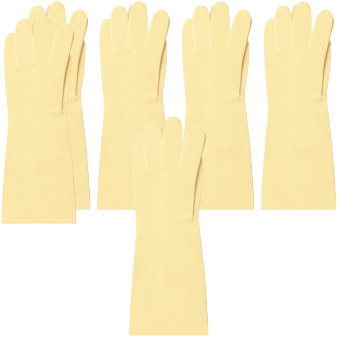 브릭글로 안찢어지는 니트릴 고무장갑, 버터옐로우, 소(S), 3세트