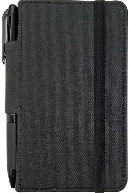 스탠다드온헤리티지 펜루프밴딩 양장수첩 S미니 192매 + 3색 볼펜, 블랙, 1세트