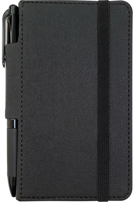 스탠다드온헤리티지 펜루프밴딩 양장수첩 S미니 192매 + 3색 볼펜, 블랙, 1세트 - 쿠팡