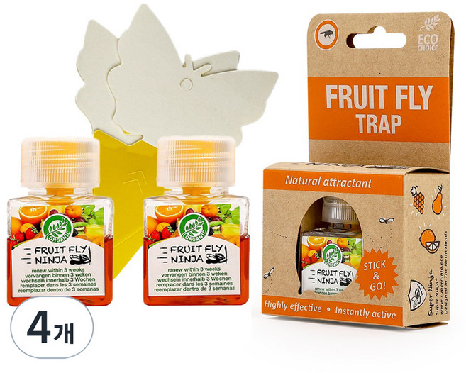 보키니 네덜란드 초파리 트랩, 8g, 4개