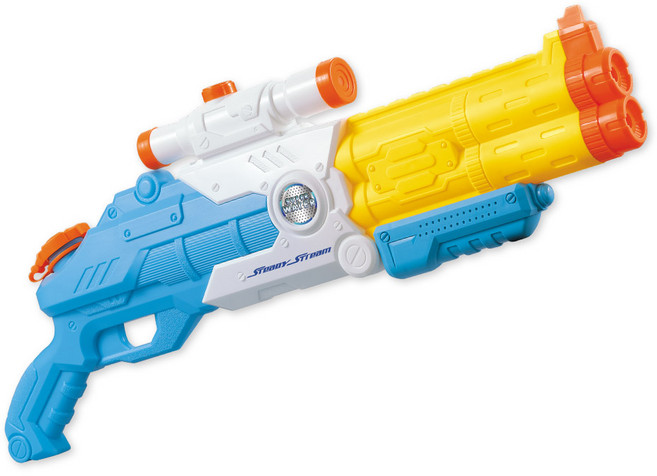 애들랜드 헥사더블샷 파워 워터건, 혼합색상, 1개