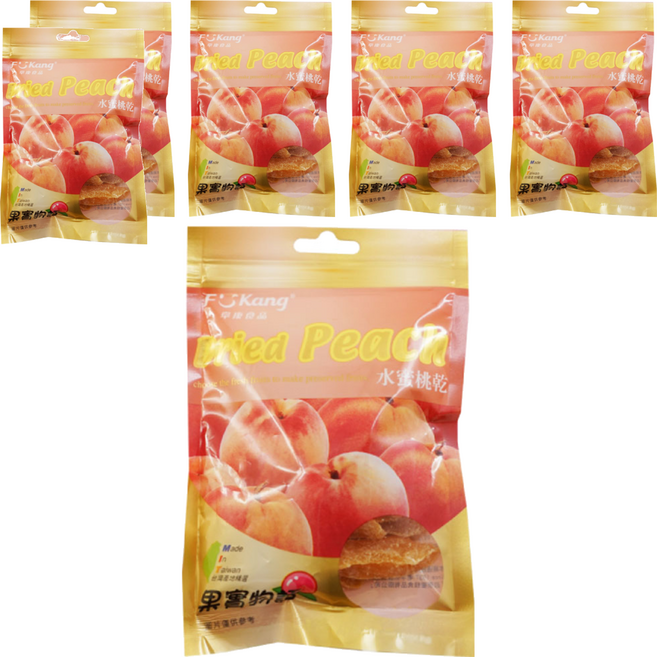 果實物語 水蜜桃乾, 60g, 6包