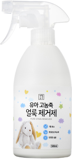 생활공식 고농축 얼룩제거 유아 세제, 500ml, 1개