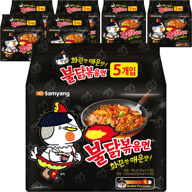 불닭볶음면 140g, 35개