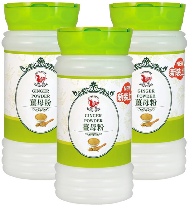 飛馬 薑母粉, 220g, 3瓶