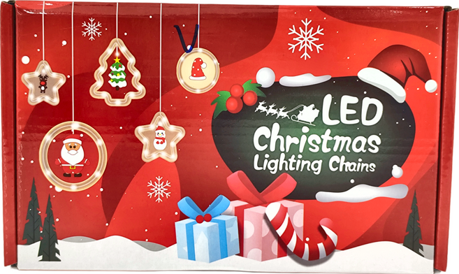 聖誕燈串 圓環10燈 LED燈, USB款 透明色, 1個