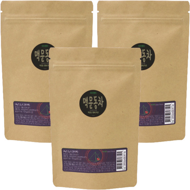 아이앤티 맥문동차, 1.2g, 20개입, 3개