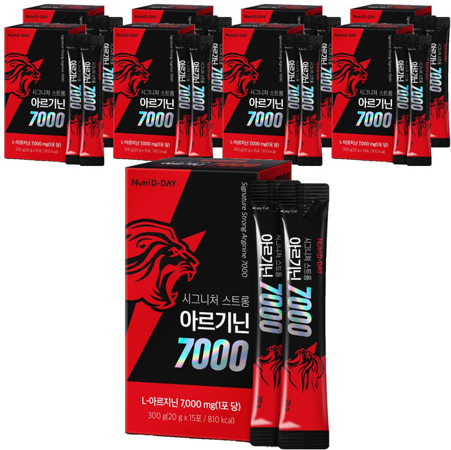 뉴트리디데이 시그니처 스트롱 아르기닌 7000 액상스틱 15p, 300g, 9개