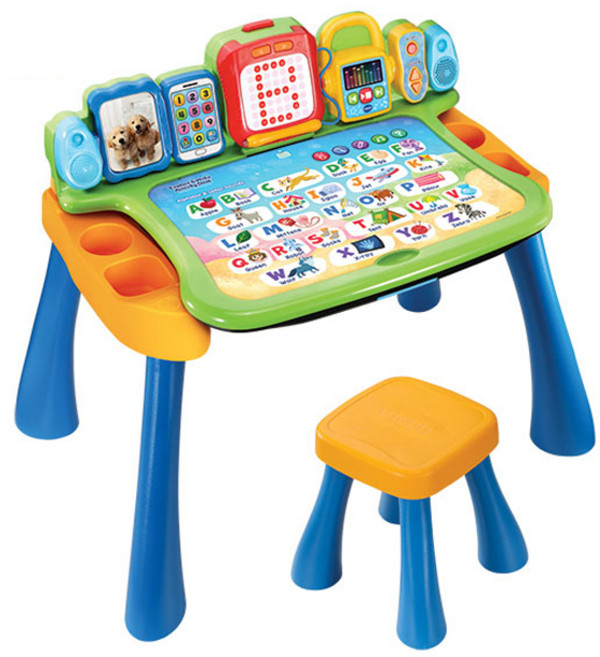 브이텍 터치앤러닝 액티비티 데스크 유아 러닝테이블, 혼합 색상, 1개