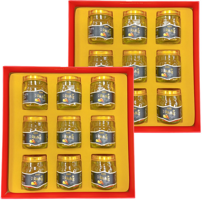 華齊堂 楓糖金絲燕窩禮盒 9罐, 675ml, 2盒