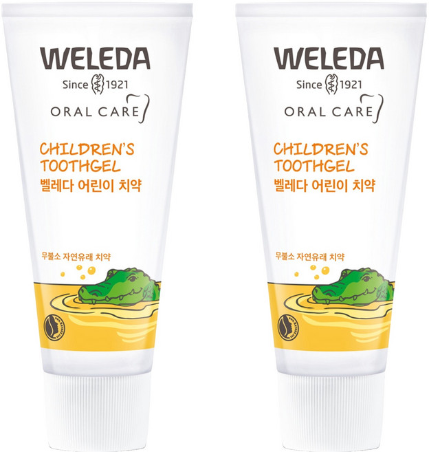 WELEDA 薇蕾德 兒童牙膏, 50ml, 2個