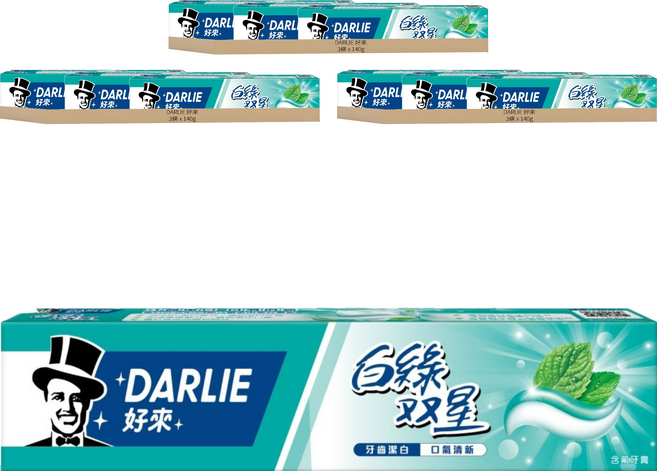 DARLIE 好來 白綠雙星牙膏 潔白清新