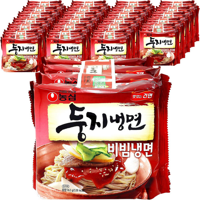 둥지냉면 비빔냉면 162g, 96개