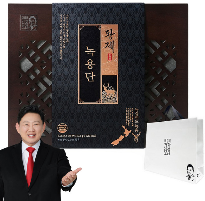 이경제원장의건강보감 황제녹용단 30p + 전용쇼핑백, 112.5g, 1개