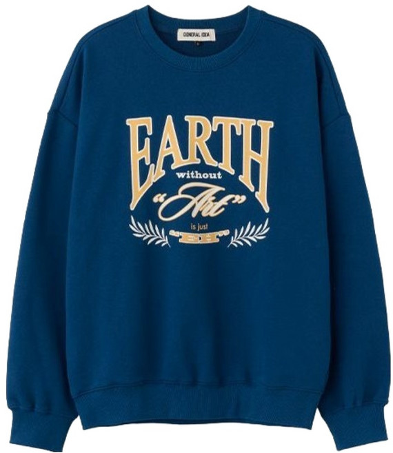GENERAL IDEA 男女通用 Earth 寬鬆版型 大學T SBE1U02010