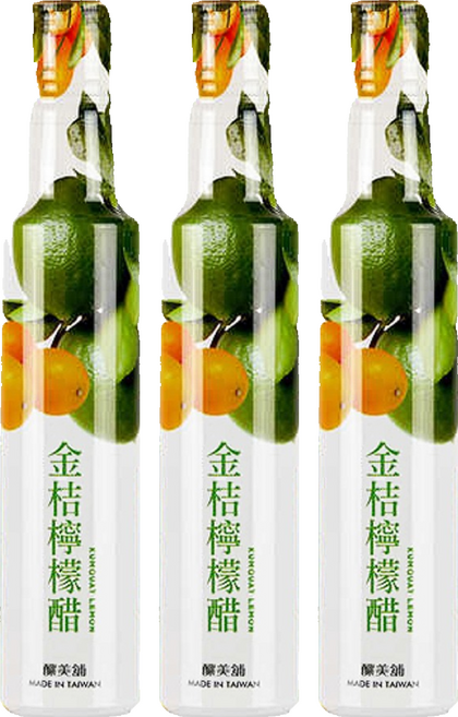 釀美舖 金桔檸檬醋, 3瓶, 250ml