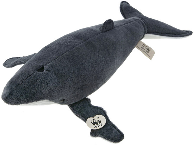 Bon Ton Toys WWF 座頭鯨娃娃, 1個, 33cm, 混合顏色
