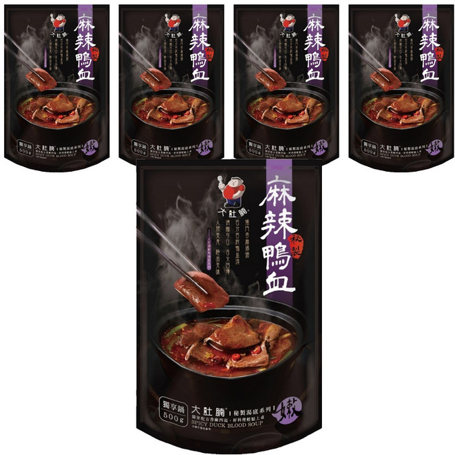 大肚腩 麻辣鴨血, 500g, 5包