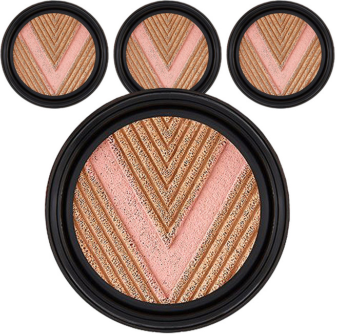 끌레드벨 글로우파워 리프트 브이 쿠션 파운데이션 리필 13g, 23호, 4개