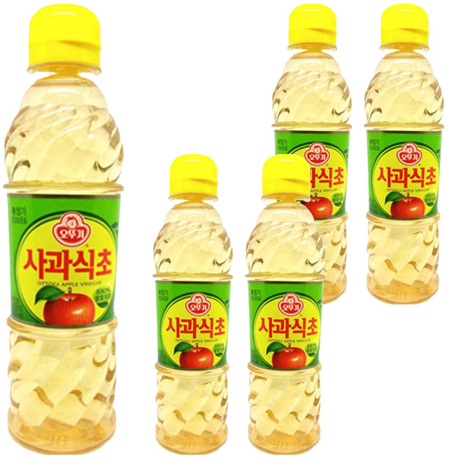 오뚜기 사과식초, 500ml, 5개