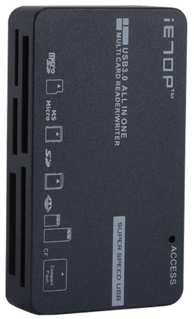 이탑 USB3.0 117종 지원 멀티카드리더기, C3-08, 그레이, 1개