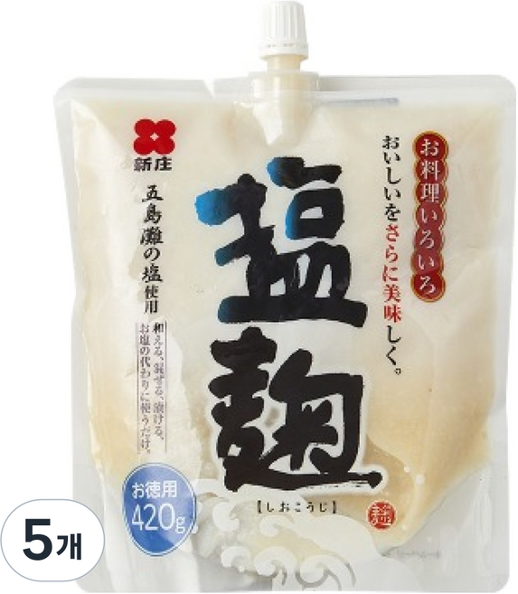 SHINJYO 新庄 味噌鹽麴, 5個, 420g