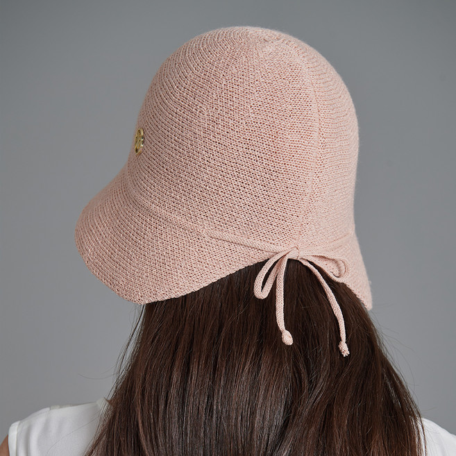 화이트샌즈 리본 보닛햇 보르도