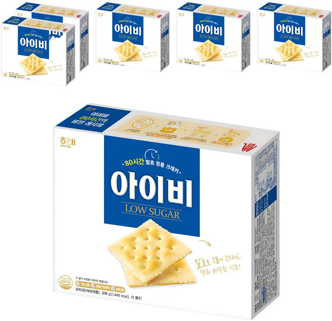 해태제과 아이비, 309g, 6개
