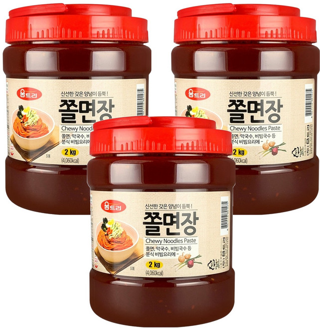 움트리 쫄면장, 2kg, 3개