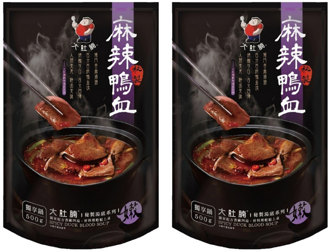 大肚腩 麻辣鴨血, 500g, 2包