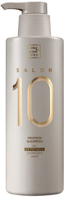 미쟝센 살롱 10 단백질 샴푸 극손상 모발용, 500ml, 1개 - 쿠팡