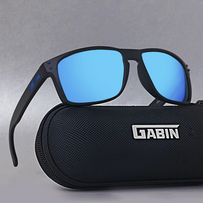 가빈 빅사이즈 편광 스포츠선글라스 G30, C2 블랙 블루미러, 1개