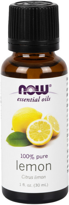 NOW Foods 檸檬精油, 檸檬, 30ml, 1瓶