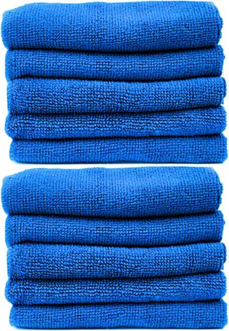 월드크린 고급 경편 극세사 행주 대형 블루, 10개