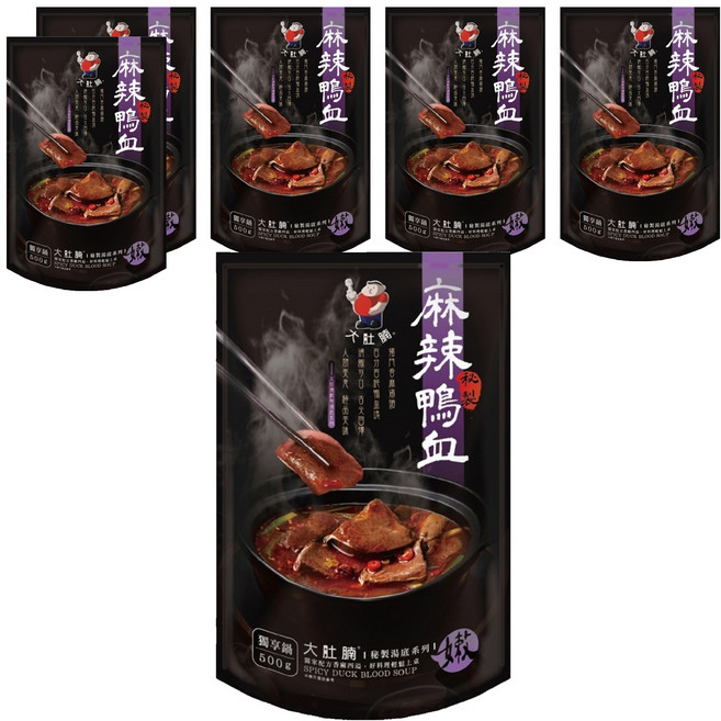 大肚腩 麻辣鴨血, 500g, 6包